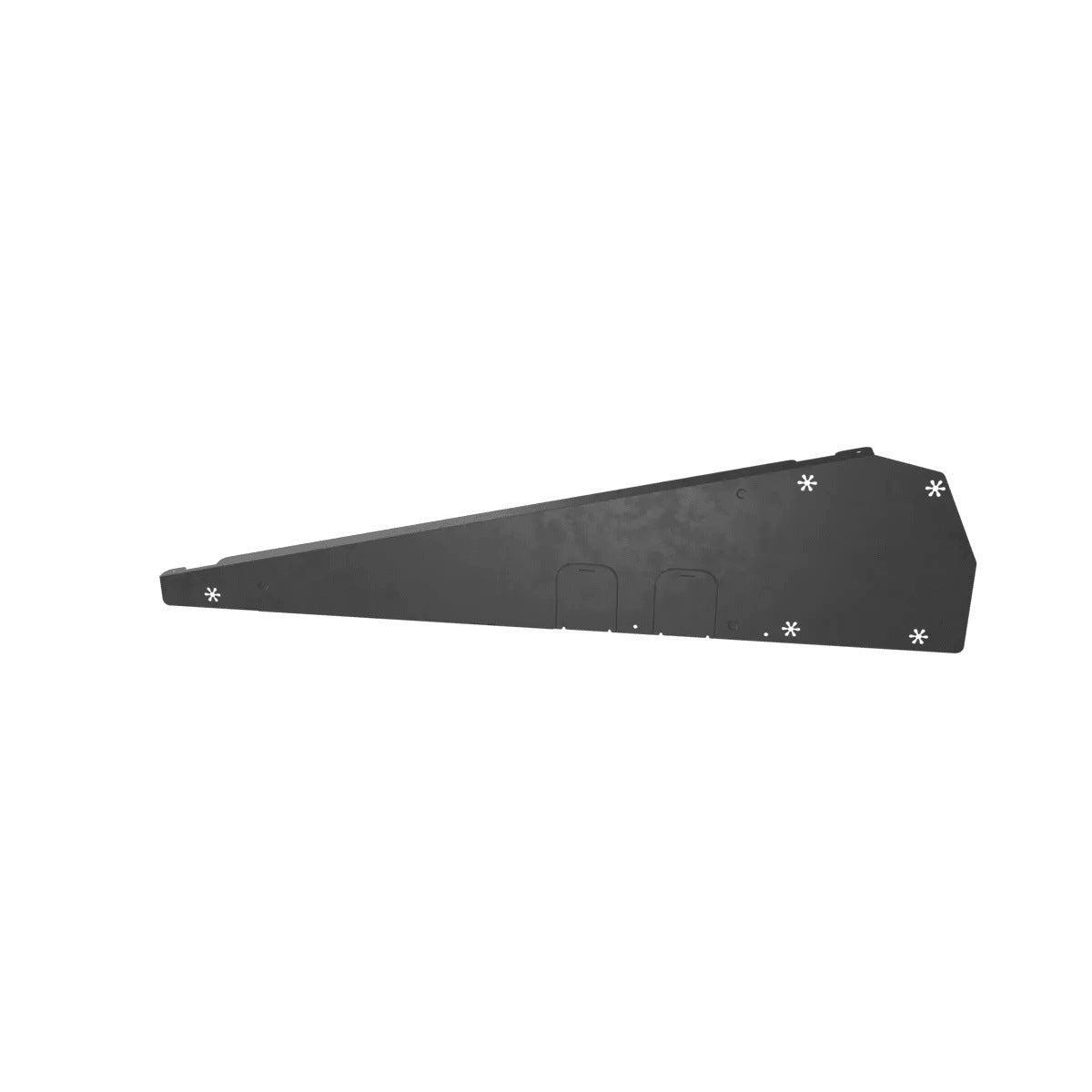Esdec FlatFix Fusion Winddeflector rechts zwart (basisprofiel 1030mm – 1077mm) - Ecowatts.be