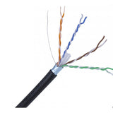 F/UTP CAT6A 4P LSOH Cca netwerkkabel binnen - en buitengebruik per meter - Ecowatts.be