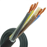 Kabel rubber 5G4mm² halogeenvrij zwart per meter - Ecowatts.be
