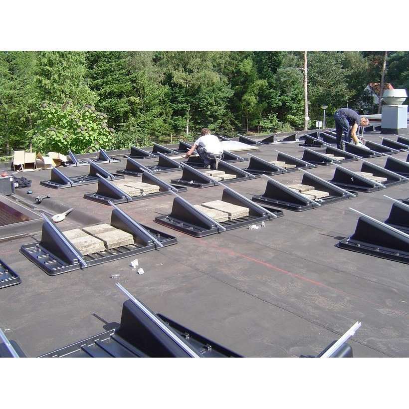 Ubbink Console FRS60 met bevestigingsmateriaal voor plat dak - Ecowatts.be