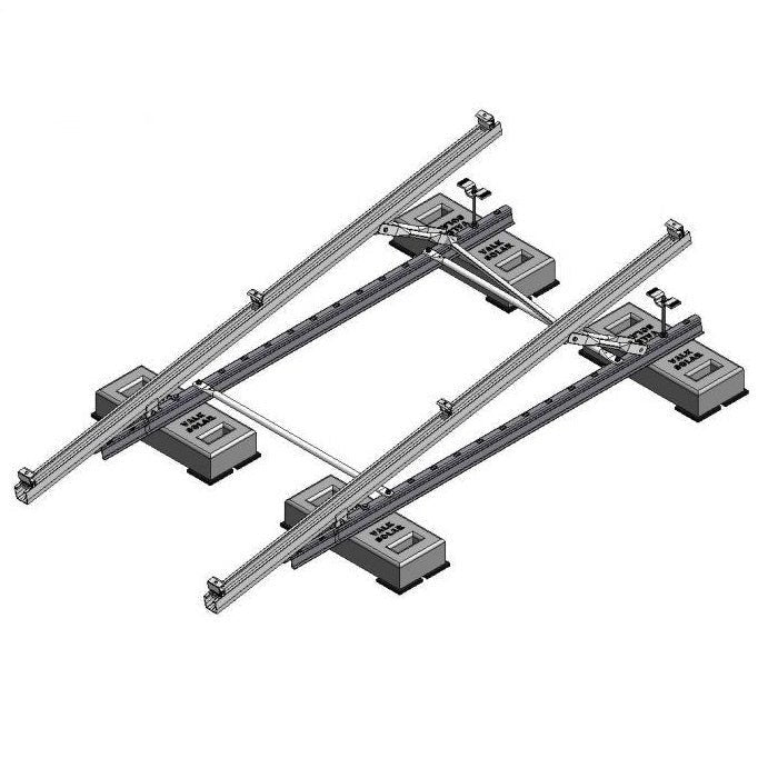 ValkDouble zonneschanssysteem voor 2 zonnepanelen - Ecowatts.be