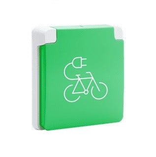 Niko spuitwaterdicht fietsoplaadpunt 16 A/250 Vac grijs - Ecowatts.be