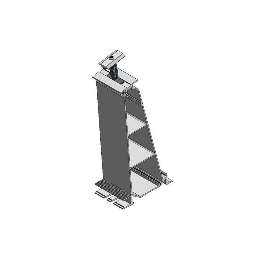 ValkPro+ Aluminium Achtervoet P10° midden