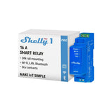 Shelly Pro 1 Relais Schakelaar Wifi 16A
