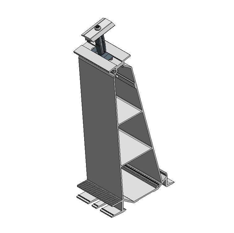 ValkPro+ Aluminium Achtervoet P10° midden