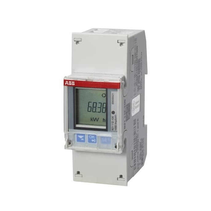 ABB B21- Energiemeter 1x230Vac, 65A, Modbus RS485