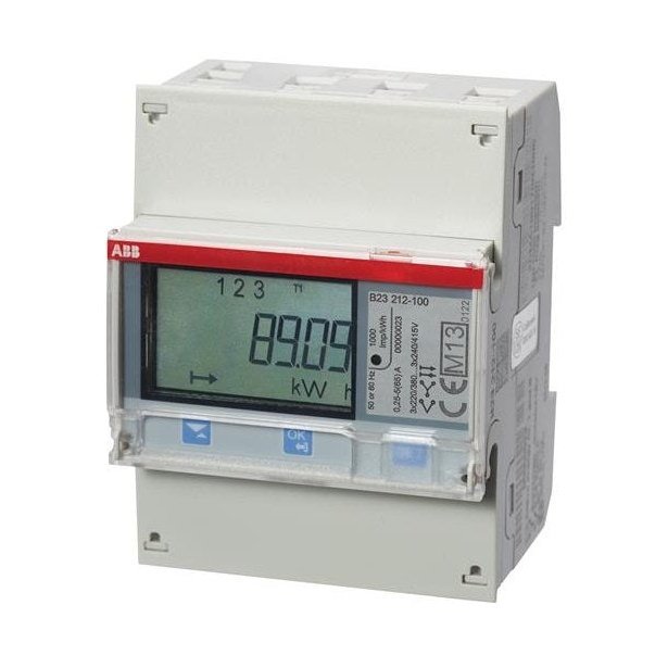 ABB B23- Energiemeter 3x230/400Vac, 65A, Modbus RS485