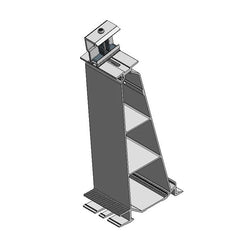 ValkPro+ Aluminium Achtervoet P10° Zijkant