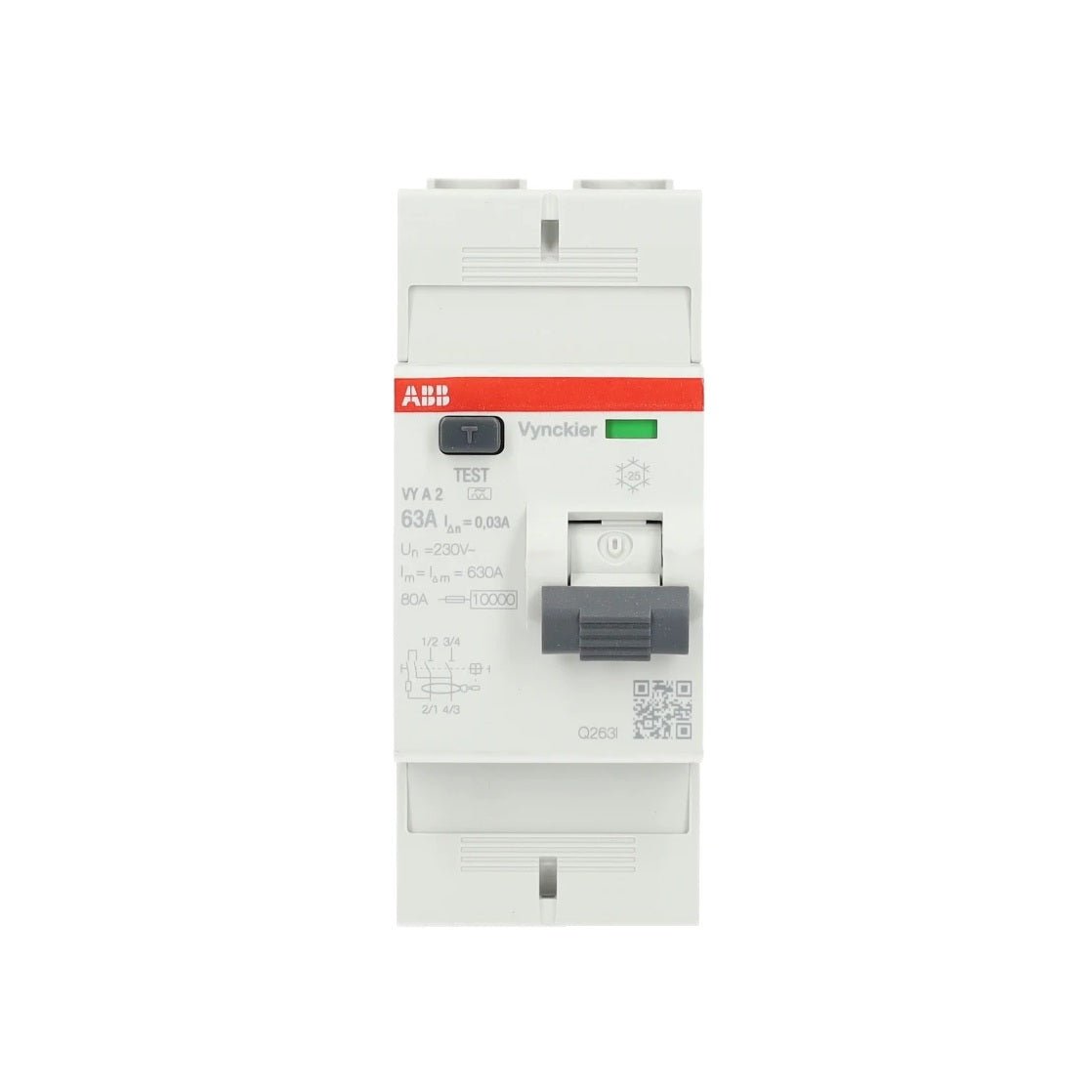 ABB Differentieelschakelaar VY 2P 30mA Type A - Ecowatts.be