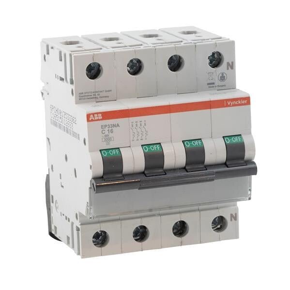 Automaat ABB Vynckier - 3 polig+N - C curve - Ecowatts.be