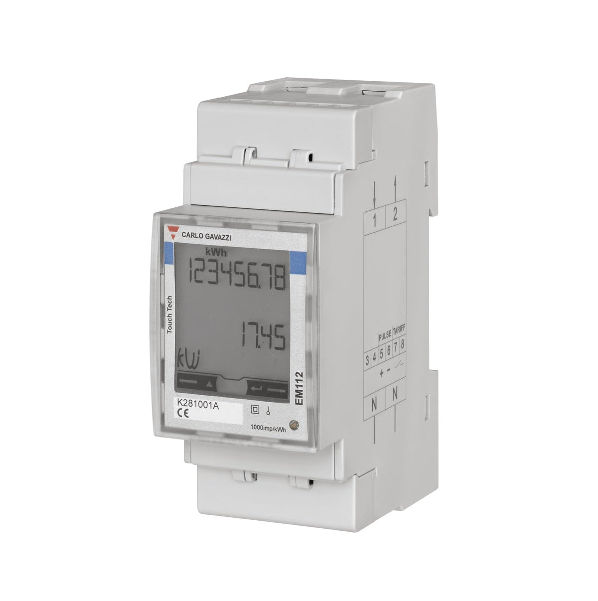 Carlo Gavazzi EM112DINAV01XO1X energiemeter - Ecowatts.be
