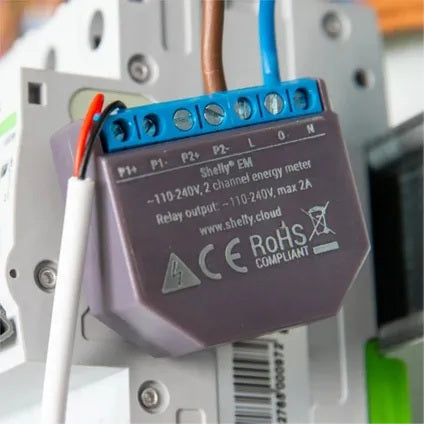 Shelly Em Energiemeter WiFi - klem 50A