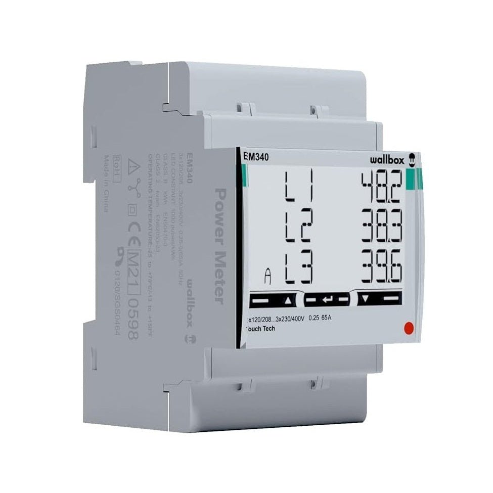 EM340 - Wallbox Meter 3 - fase 65A - Ecowatts.be