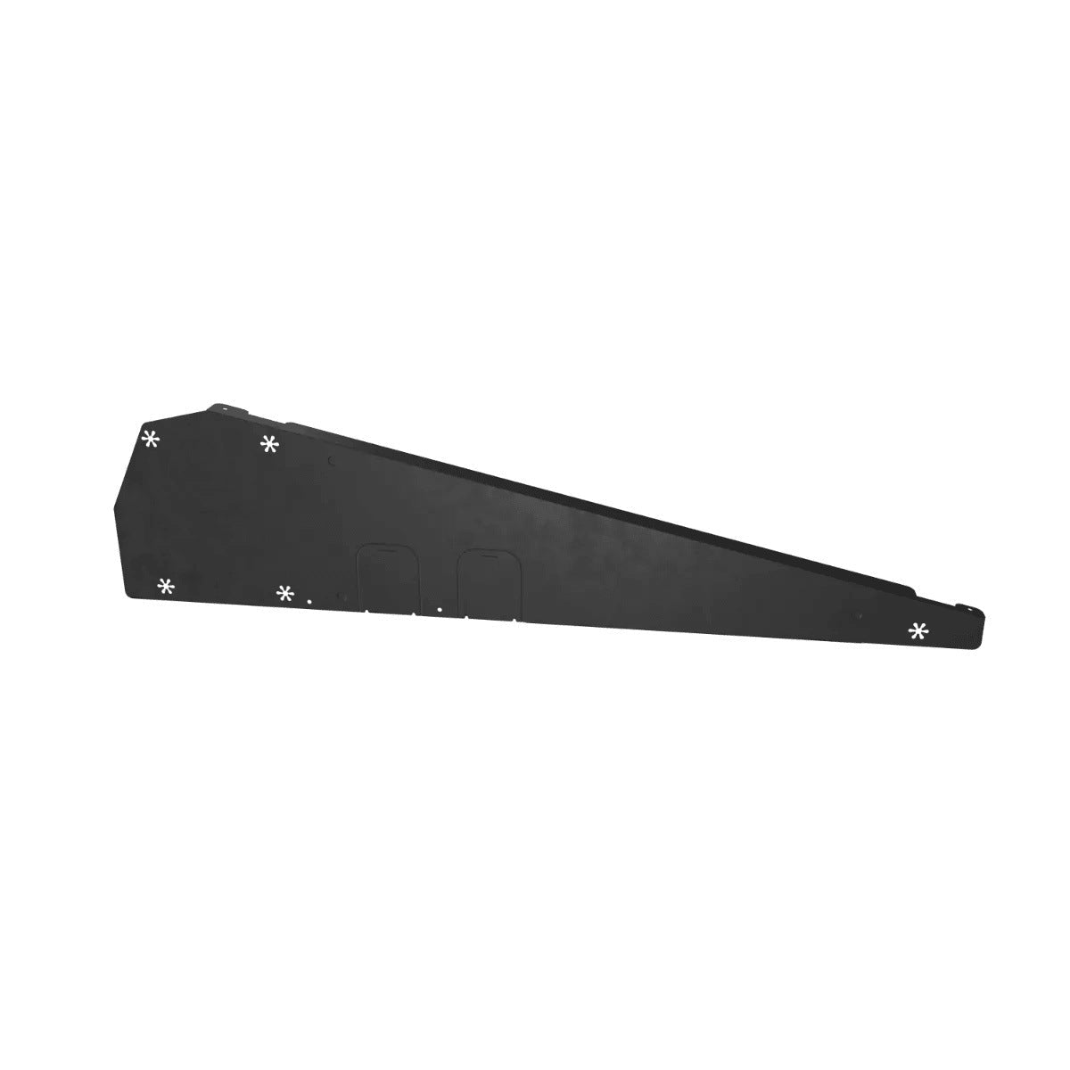 Esdec FlatFix Fusion Winddeflector links zwart (basisprofiel 1030mm – 1077mm) - Ecowatts.be