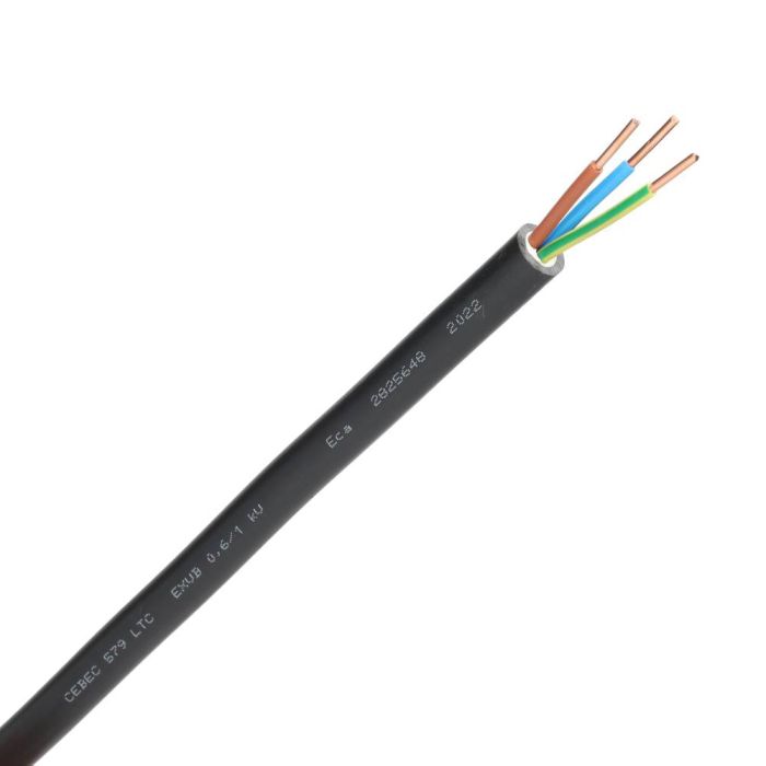 EXVB kabel 3G2.5mm² Eca per meter - Ecowatts.be