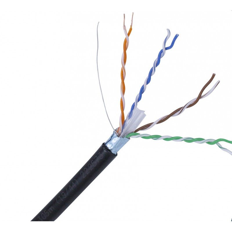 F/UTP CAT6A 4P LSOH Cca netwerkkabel binnen - en buitengebruik per meter - Ecowatts.be
