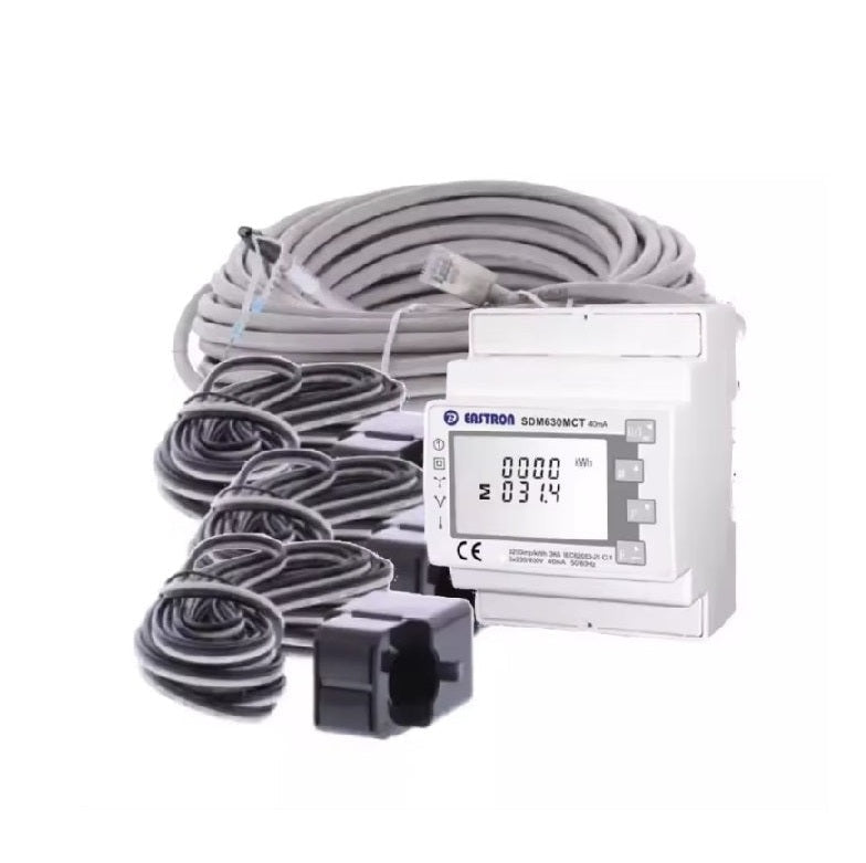 Growatt 3 - Fase TPM - CT - E 250A Smart Meter - Ecowatts.be