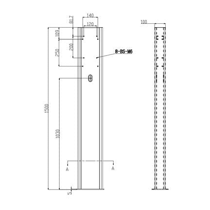 Growatt Thor AC Montagepaal - Ecowatts.be