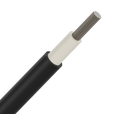 Solarkabel Cca zwart 6mm² rol 100m