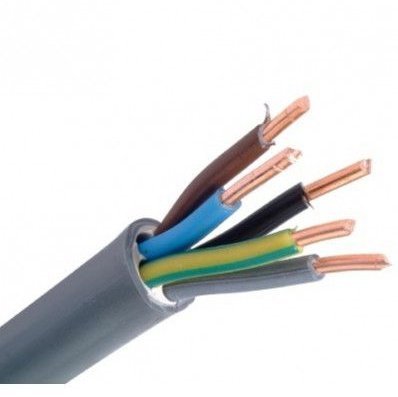 Installatiekabel XVB 5G6mm² Cca grijs rol 50m - Ecowatts.be