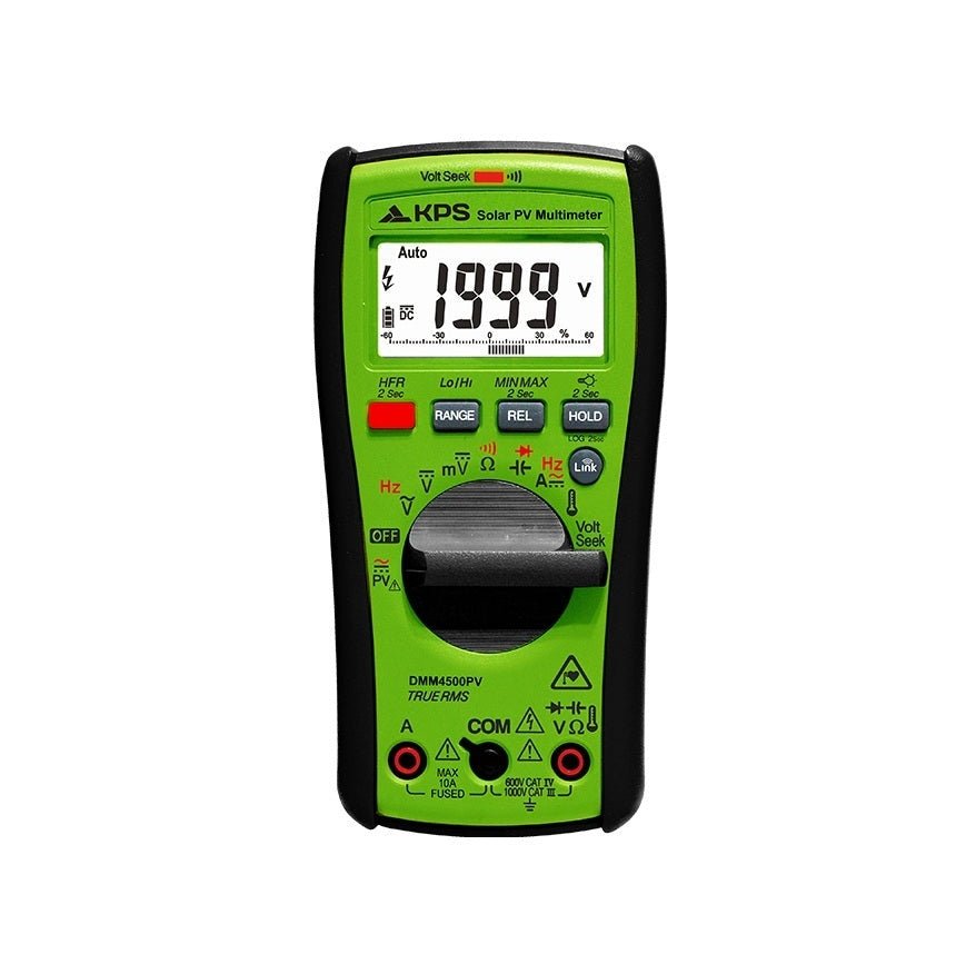 KPS TRMS 4500V AC/DC Multimeter voor testen v.zonnepanelen - Ecowatts.be