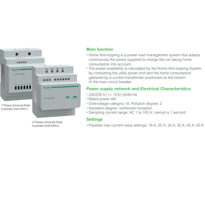 Schneider Electric EVlink Home Dynamic Load Controller 3-fase