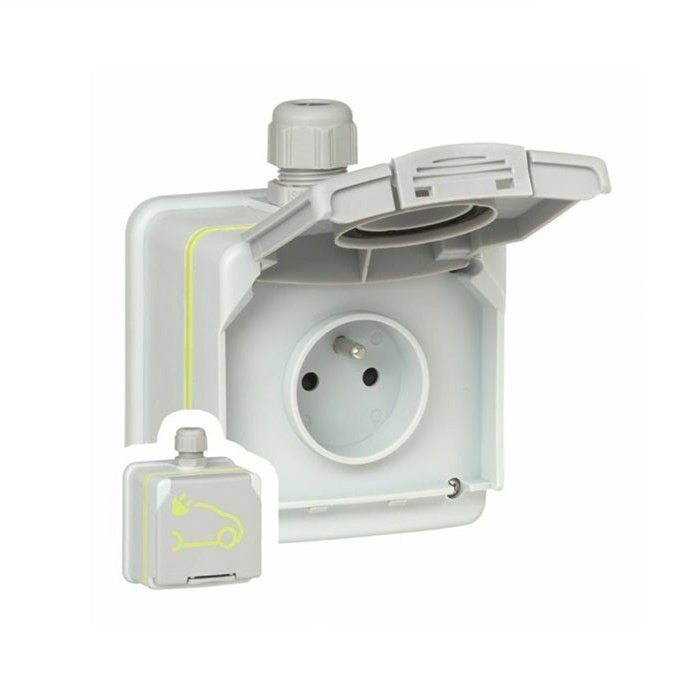 Legrand opbouw contactdoos EV 3,2kVA mode 2 - Ecowatts.be