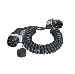 Mennekes spiraalkabel type 2 20A, 3 - fase, 4 meter - Ecowatts.be