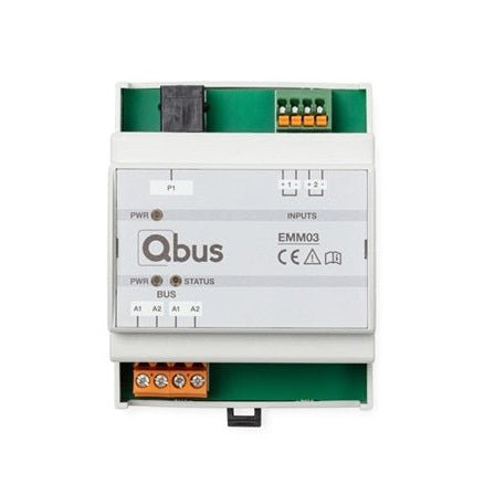 Qbus Energy Management Module voor uitlezen P1 - poort + 2 puls ingangen - Ecowatts.be