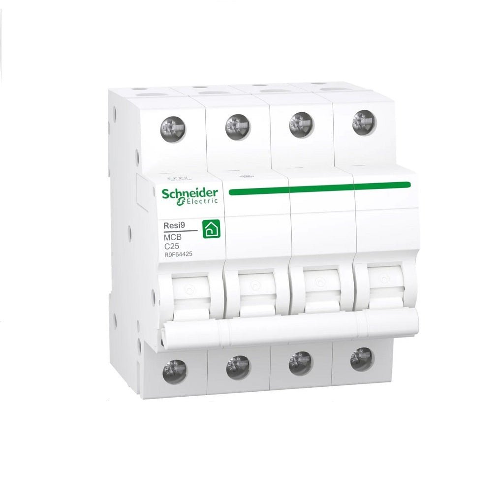 Schneider Residential - RESI9 automaat - 4 polig - C curve - Ecowatts.be