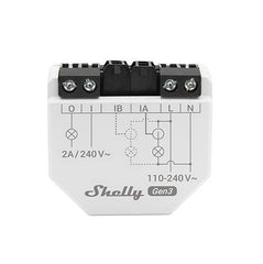 Shelly EM Gen3 Energiemeter CT Klem 50A - Ecowatts.be