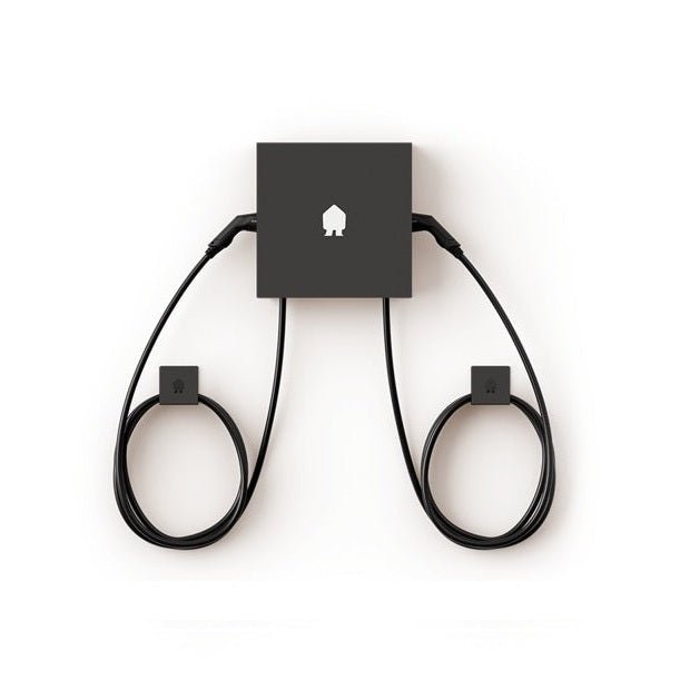 Smappee EV Dual Wall zwart met kabels - Ecowatts.be