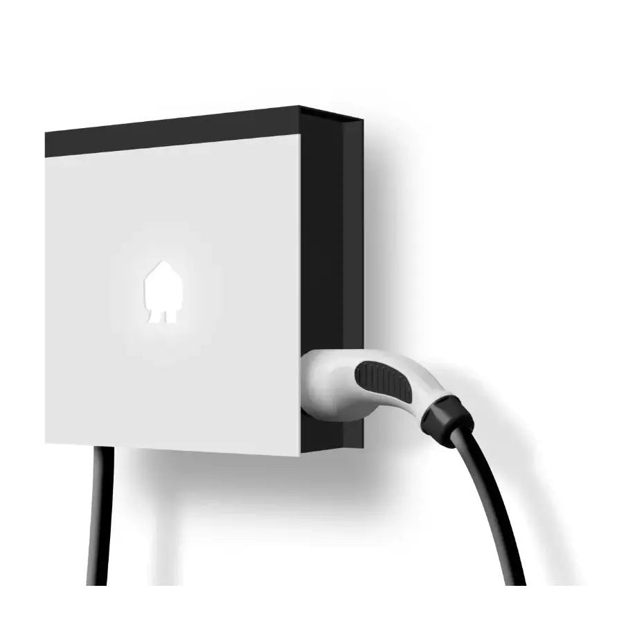 Smappee EV Wall 22kW - vaste kabel 8m - wit - Ecowatts.be