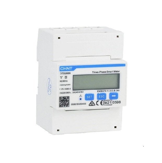 Sungrow smart energy meter 3 - fase DTSU666 - 80A - Ecowatts.be
