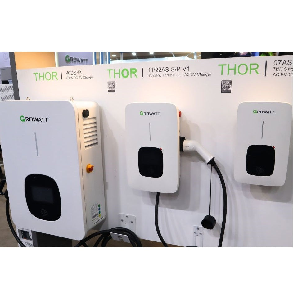 Growatt EV-Lader THOR 7.3kW 1-fase - met kabel