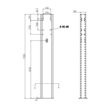 Growatt Thor AC Montagepaal