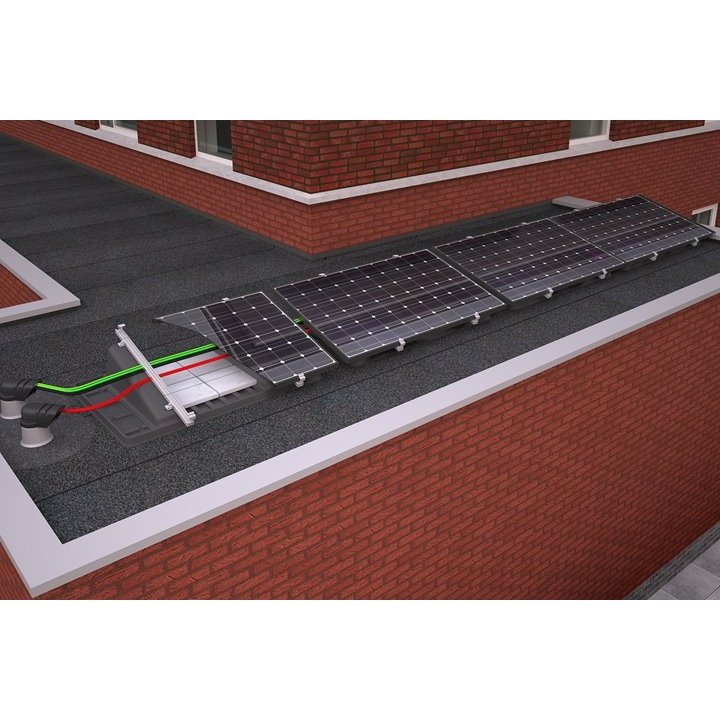 Ubbink Kabel - en Leidingdakdoorvoer 0° plat dak - Ecowatts.be