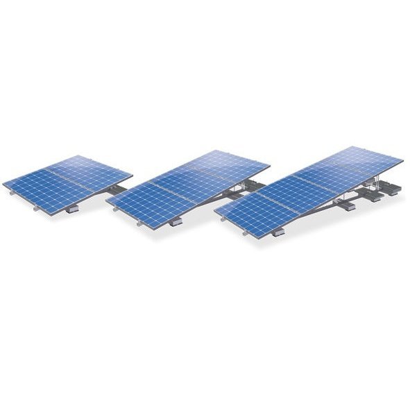 ValkQuatro zonneschanssysteem voor 4 zonnepanelen - Ecowatts.be