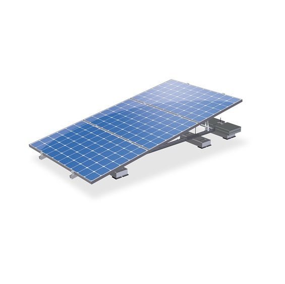 ValkTriple zonneschanssysteem voor 3 zonnepanelen - Ecowatts.be