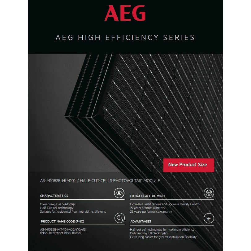 AEG 410Wp Mono Full Black AS-M1082B-H M10