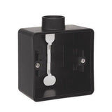 Niko Hydro enkelvoudige opbouwdoos M20 ingang voor 1 functie zwart - Ecowatts.be