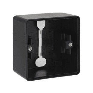 Niko Hydro opbouwdoos 1 functie met 2x1 soepele ingang zwart - Ecowatts.be