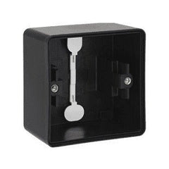 Niko Hydro opbouwdoos 1 functie met 2x1 soepele ingang zwart - Ecowatts.be